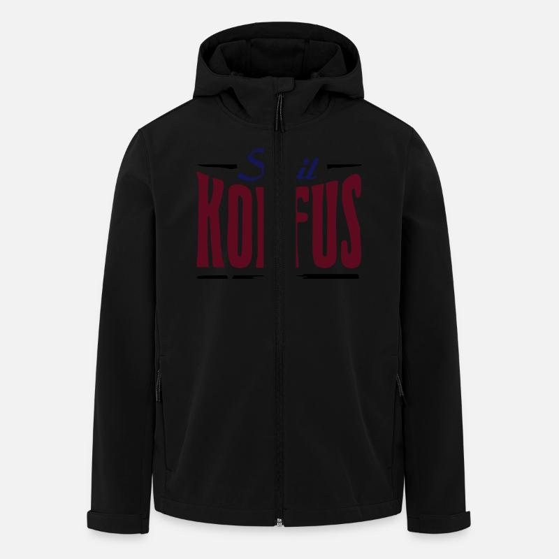 Senil Konfus - Recycelte Männer Softshell-Jacke von Stanley/Stella - Schwarz