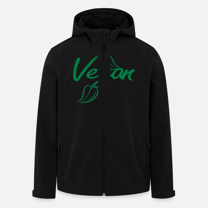 Vegan - Recycelte Männer Softshell-Jacke von Stanley/Stella - Schwarz