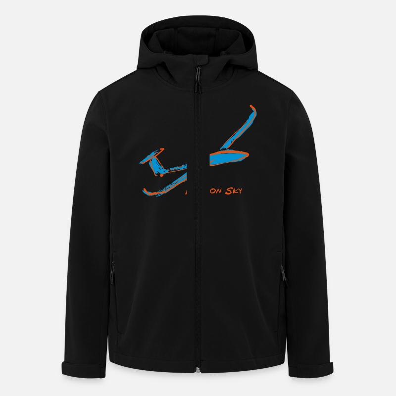 Segelflieger - Recycelte Männer Softshell-Jacke von Stanley/Stella - Schwarz