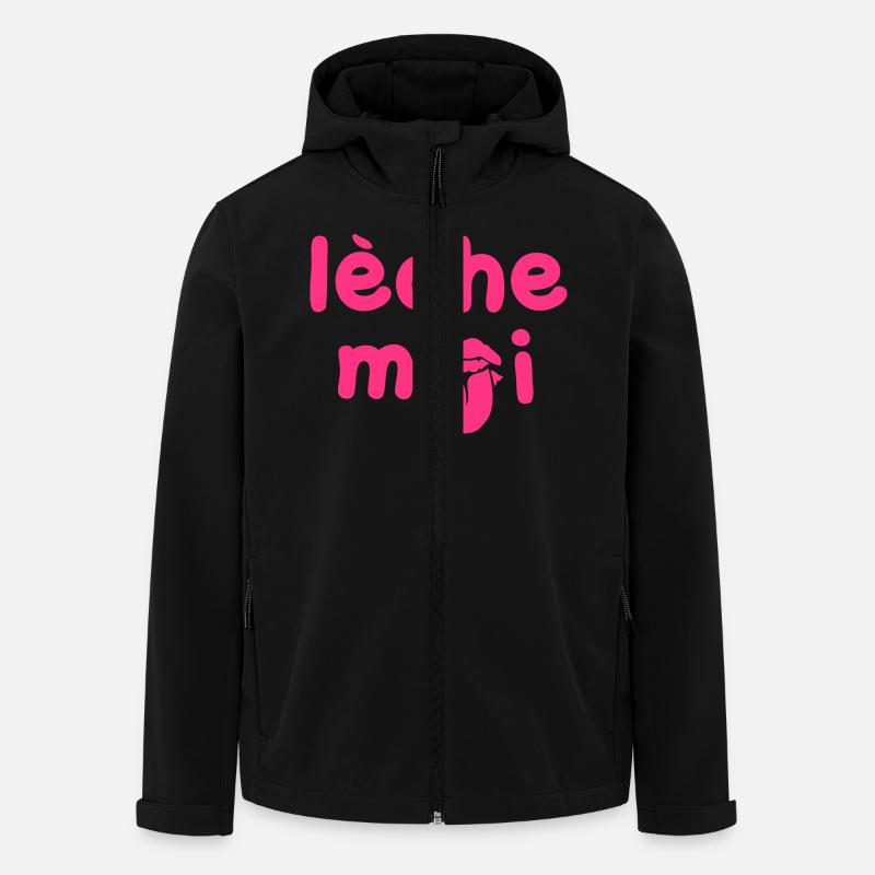 leche oder Sie wollen mich - Recycelte Männer Softshell-Jacke von Stanley/Stella - Schwarz