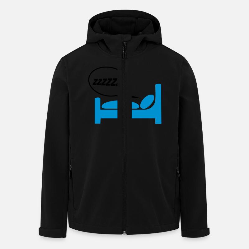 snore - Men’s Recycled Softshell Jacket by Stanley/Stella - black