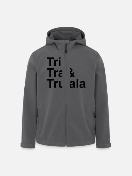 Kasper - Tri Tra Trulala - Men’s Recycled Softshell Jacket by Stanley/Stella - black