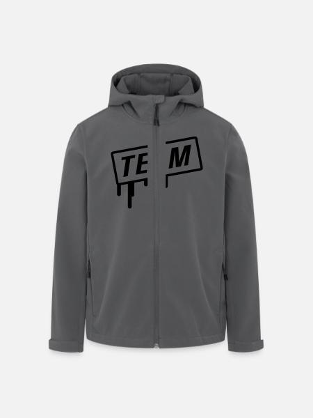 team - Veste softshell homme en polyester recyclé Stanley/Stella - noir