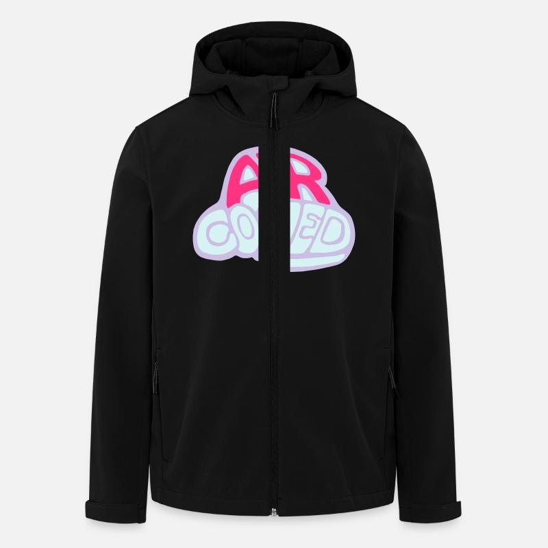 aircooled - Recycelte Männer Softshell-Jacke von Stanley/Stella - Schwarz