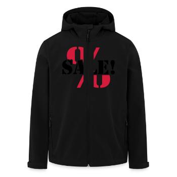 À vendre vente réduit les pourcentages - Veste softshell homme en polyester recyclé Stanley/Stella - noir - Devant - AI Model Male 185 light (185cm)