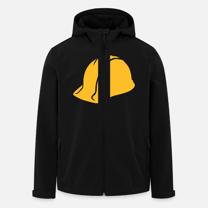 Helmet - Men’s Recycled Softshell Jacket by Stanley/Stella - black