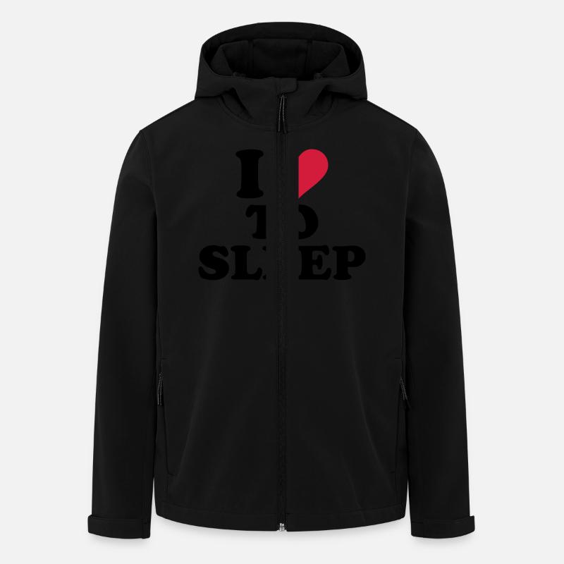 Schlafen - Recycelte Männer Softshell-Jacke von Stanley/Stella - Schwarz