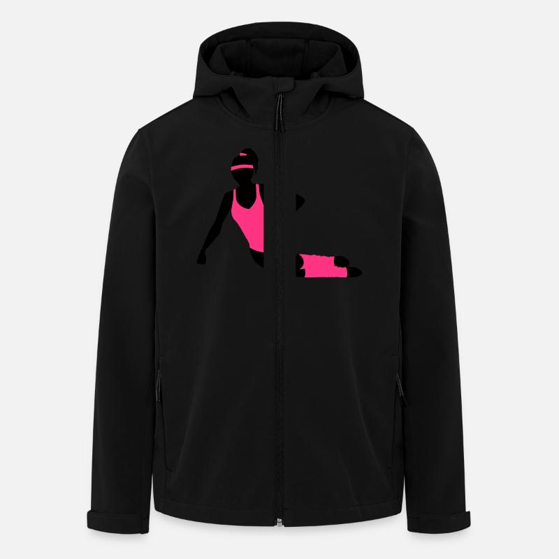 Aerobic - Recycelte Männer Softshell-Jacke von Stanley/Stella - Schwarz