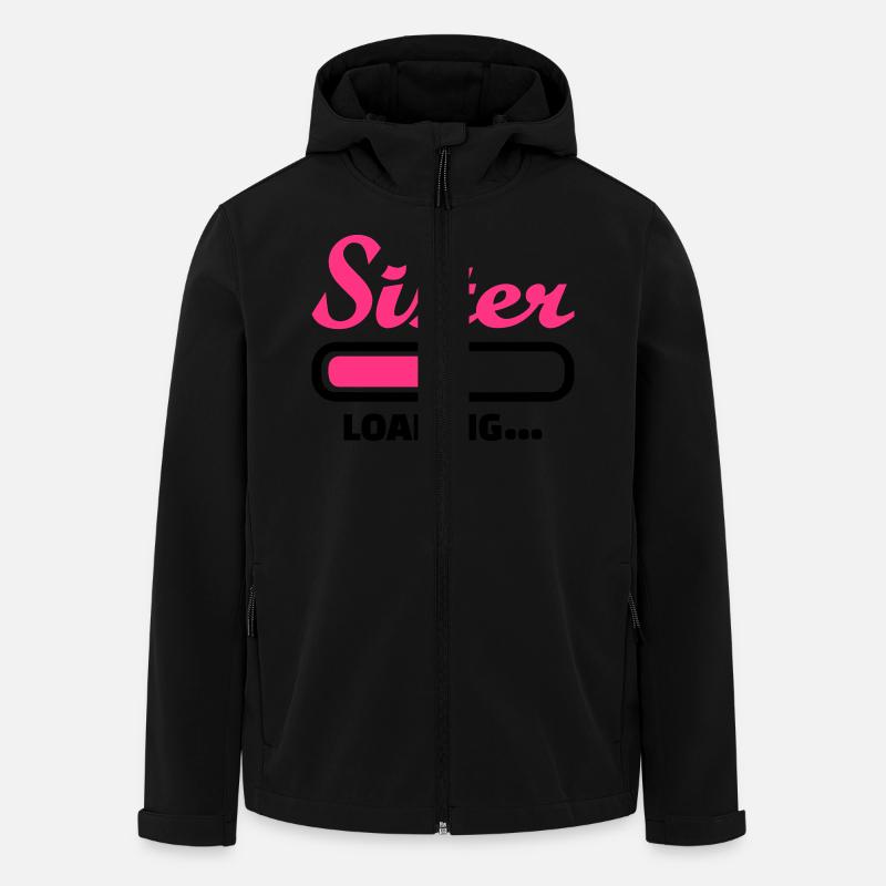 Sister - Veste softshell homme en polyester recyclé Stanley/Stella - noir