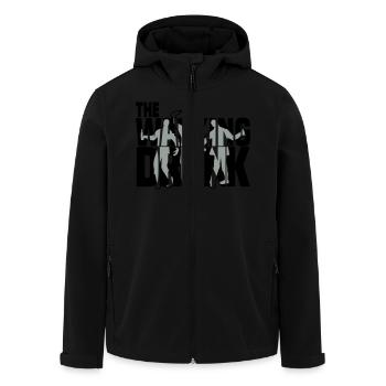 the walking drunk - Recycelte Männer Softshell-Jacke von Stanley/Stella - Schwarz - Vorne - AI Model Male 185 light (185cm)