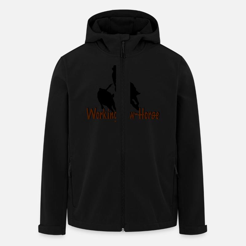 workingcowhorse - Recycelte Männer Softshell-Jacke von Stanley/Stella - Schwarz