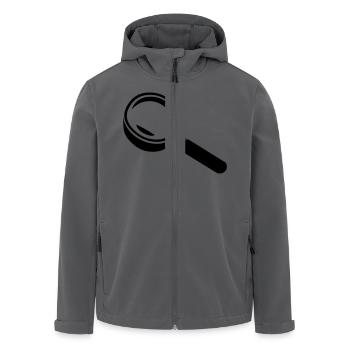 lupe_01 - Recycelte Männer Softshell-Jacke von Stanley/Stella - Schwarz - Vorne - AI Model Male 185 light (185cm)