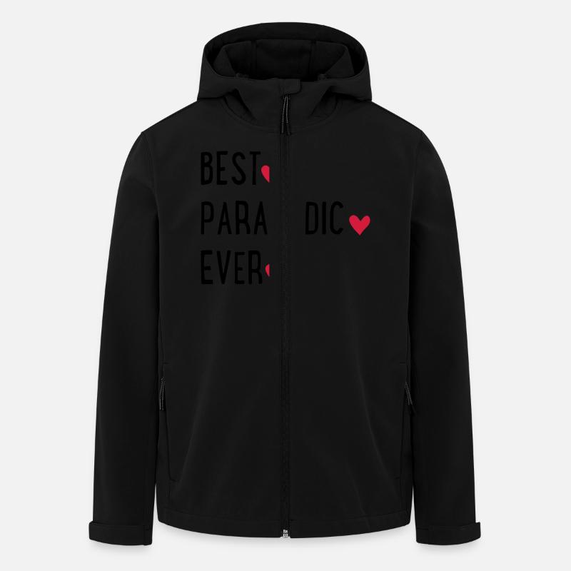 paramedic - Recycelte Männer Softshell-Jacke von Stanley/Stella - Schwarz
