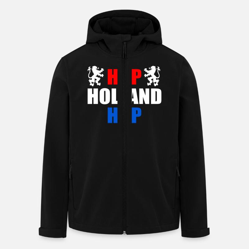 Hup holland hup - Veste softshell homme en polyester recyclé Stanley/Stella - noir