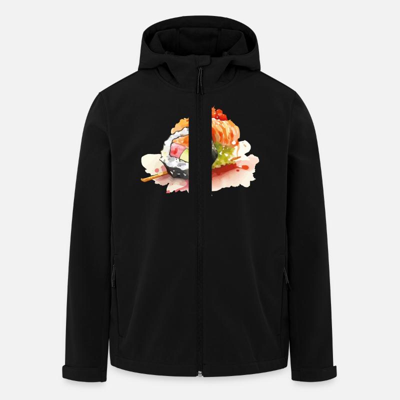 Sushi - Recycelte Männer Softshell-Jacke von Stanley/Stella - Schwarz