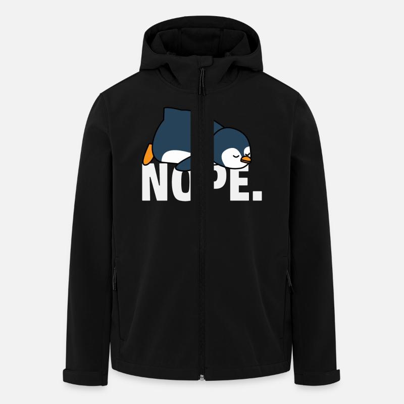 Penguin - Men’s Recycled Softshell Jacket by Stanley/Stella - black