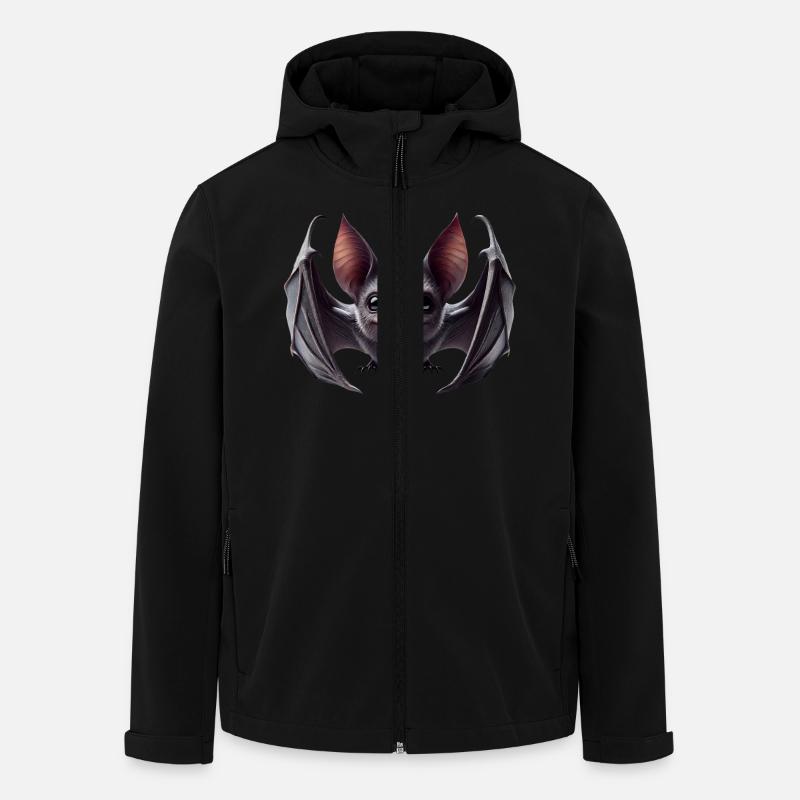 Bat 2 - Men’s Recycled Softshell Jacket by Stanley/Stella - black