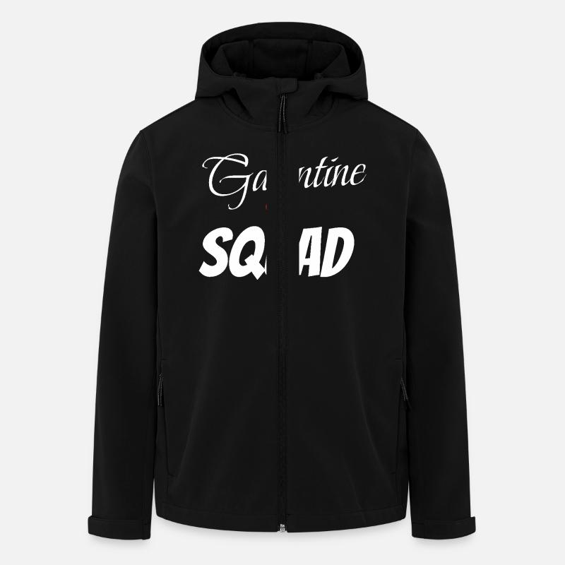 Galentine squad - Veste softshell homme en polyester recyclé Stanley/Stella - noir