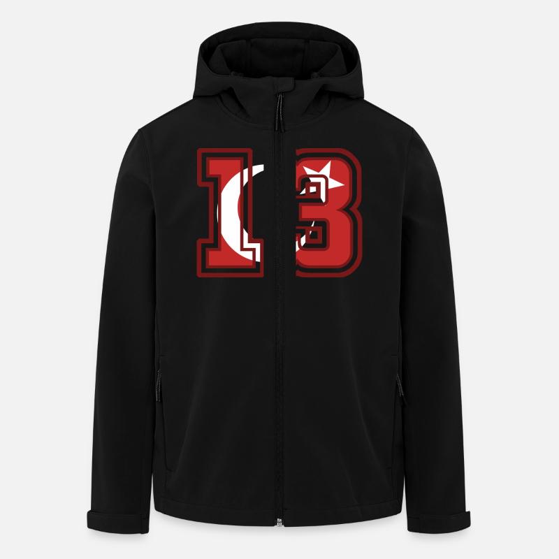 Bitlis - Recycelte Männer Softshell-Jacke von Stanley/Stella - Schwarz