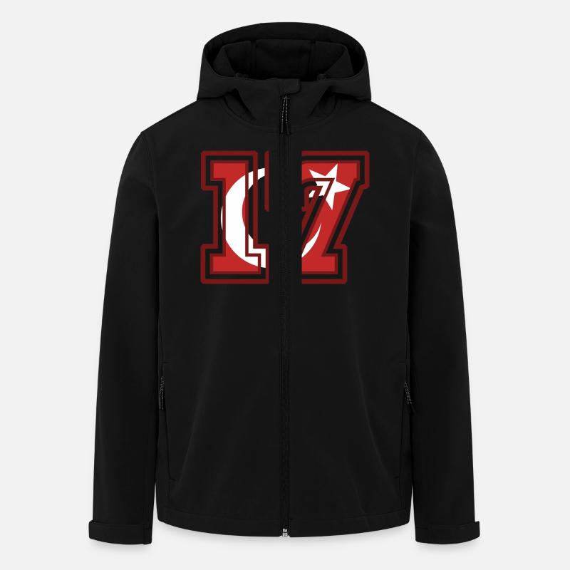 Çanakkale - Veste softshell homme en polyester recyclé Stanley/Stella - noir