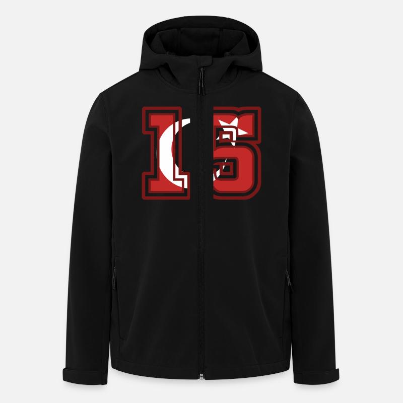 Burdur - Veste softshell homme en polyester recyclé Stanley/Stella - noir