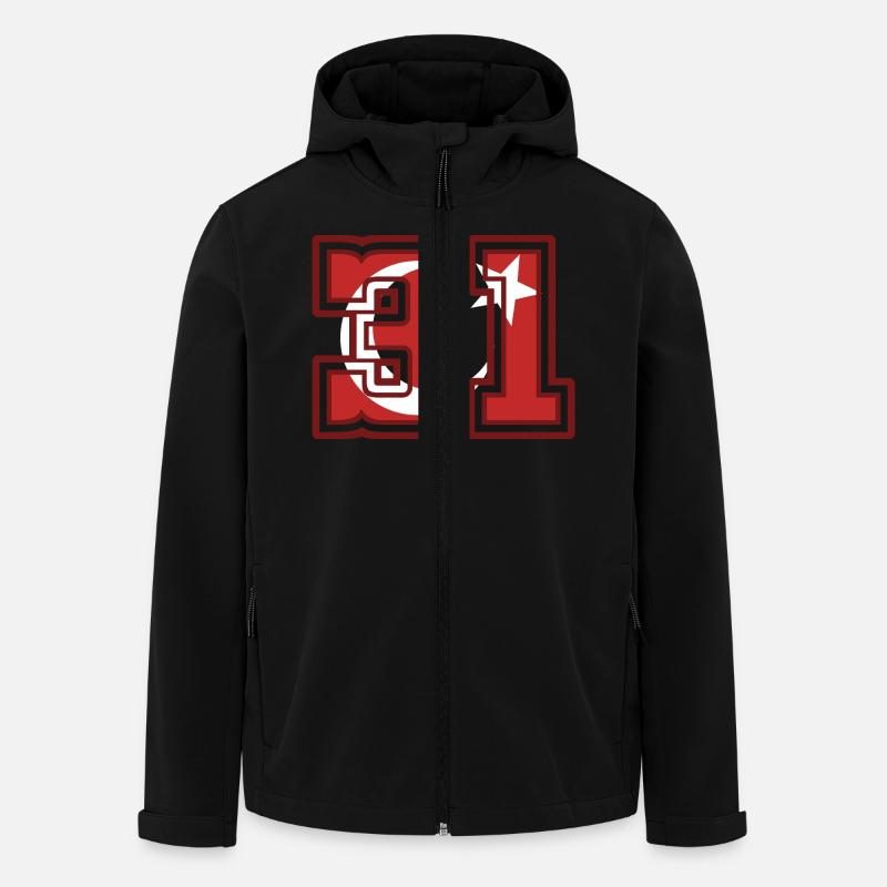 Hatay - Recycelte Männer Softshell-Jacke von Stanley/Stella - Schwarz