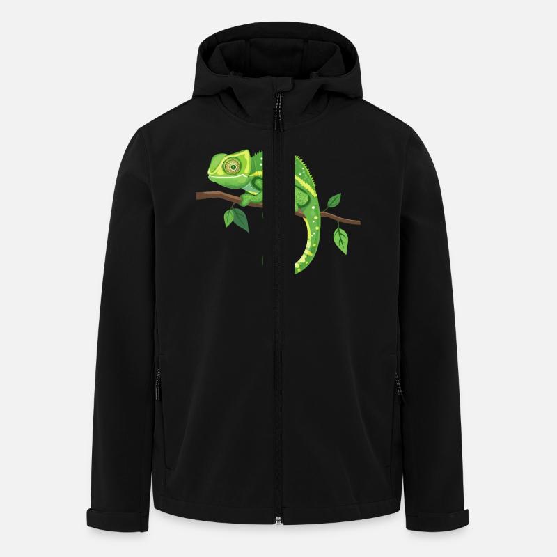 Kameleon - Recycelte Männer Softshell-Jacke von Stanley/Stella - Schwarz