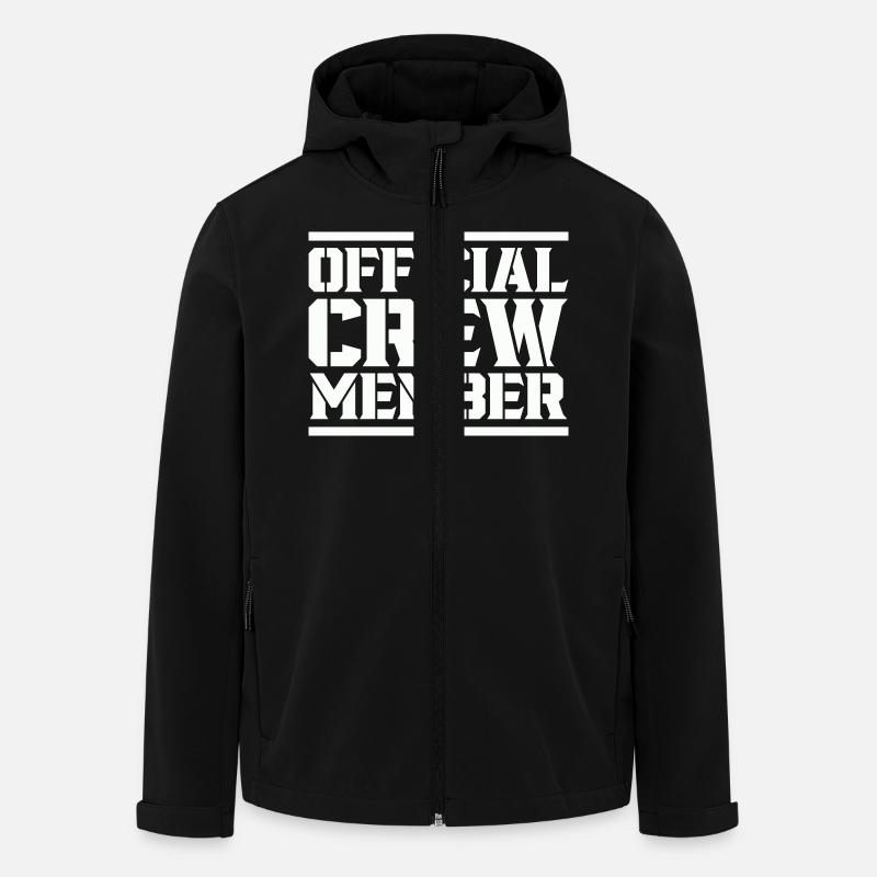 membre d’équipage - Veste softshell homme en polyester recyclé Stanley/Stella - noir