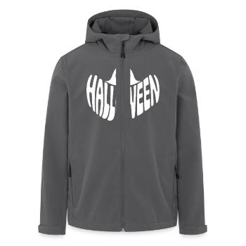 Ghost - Cool Halloween Logo - Men’s Recycled Softshell Jacket by Stanley/Stella - black - Front - AI Model Male 185 light (185cm)