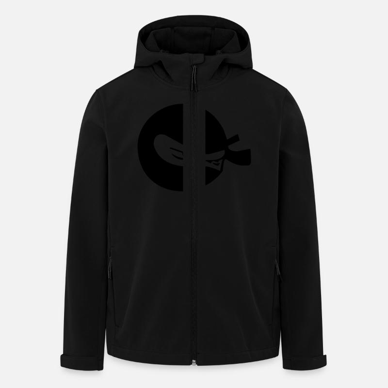 Ninja - Men’s Recycled Softshell Jacket by Stanley/Stella - black