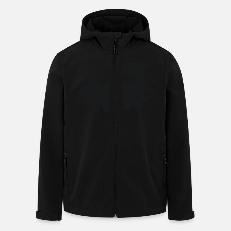 Zug - Lokomotive - Lok - Recycelte Männer Softshell-Jacke von Stanley/Stella - Schwarz