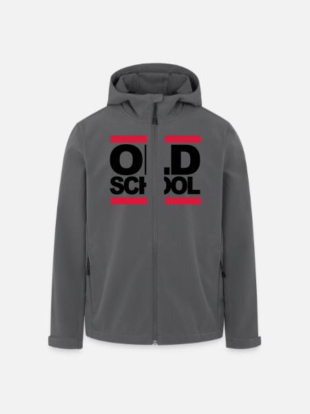 oldschool_2c - Recycelte Männer Softshell-Jacke von Stanley/Stella - Schwarz