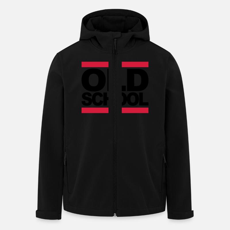 oldschool_2c - Recycelte Männer Softshell-Jacke von Stanley/Stella - Schwarz