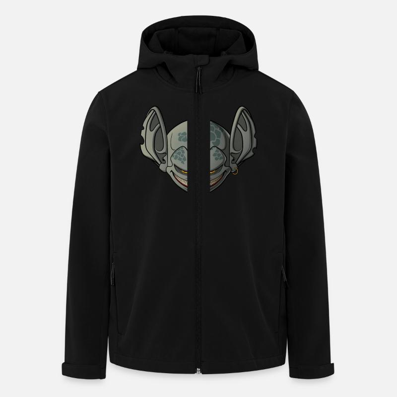 Gremlin - Recycelte Männer Softshell-Jacke von Stanley/Stella - Schwarz