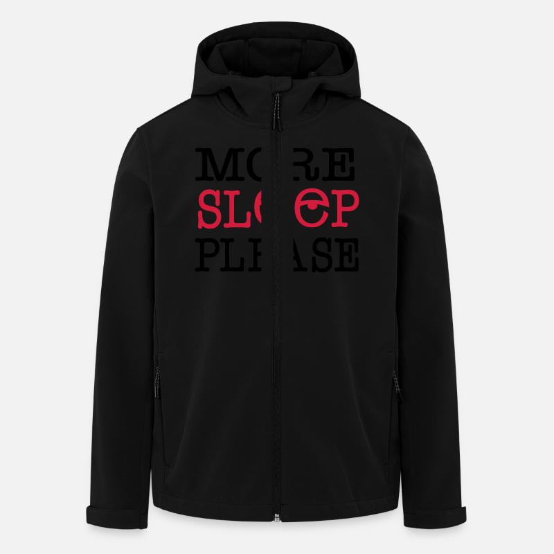 sleep - Veste softshell homme en polyester recyclé Stanley/Stella - noir