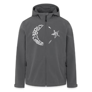 Türkiye Atatürk Türkei - Recycelte Männer Softshell-Jacke von Stanley/Stella - Schwarz - Vorne - AI Model Male 185 light (185cm)