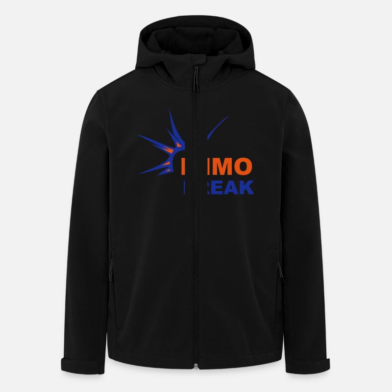 IMMO FREAK - Recycelte Männer Softshell-Jacke von Stanley/Stella - Schwarz