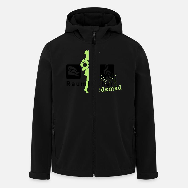 Space Bacher Garde3 - Men’s Recycled Softshell Jacket by Stanley/Stella - black