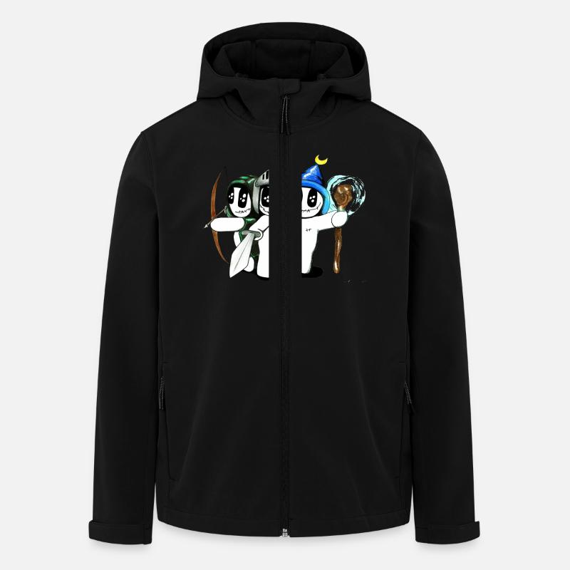 Medievalsnap - Men’s Recycled Softshell Jacket by Stanley/Stella - black