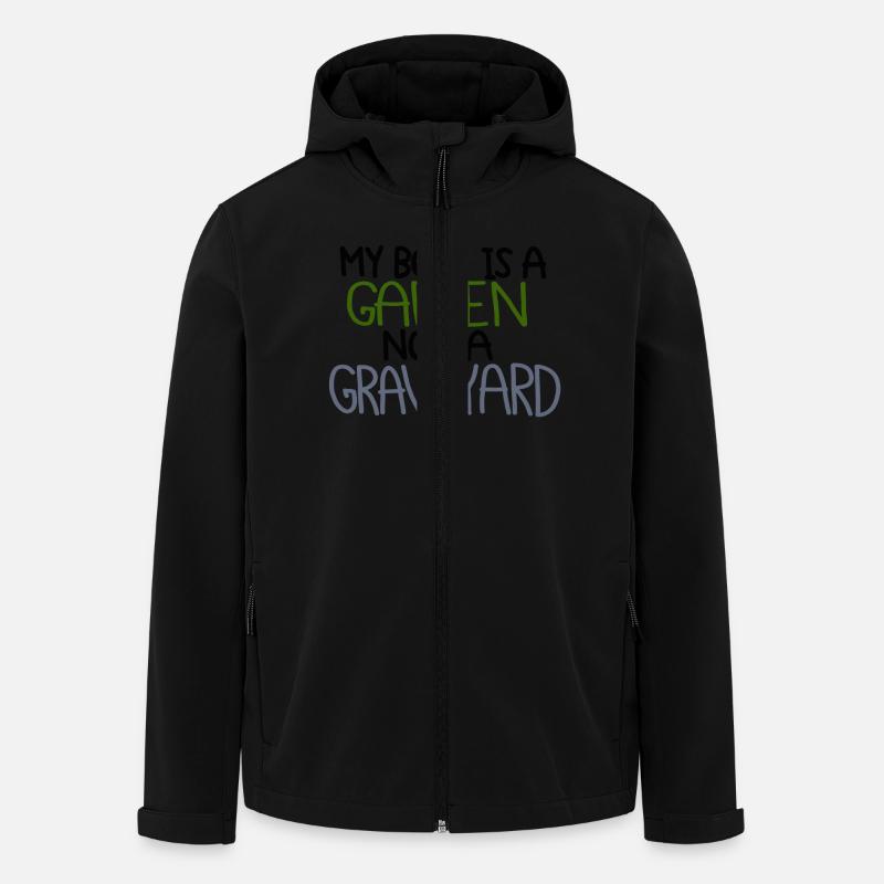 Vegan Körper - Recycelte Männer Softshell-Jacke von Stanley/Stella - Schwarz