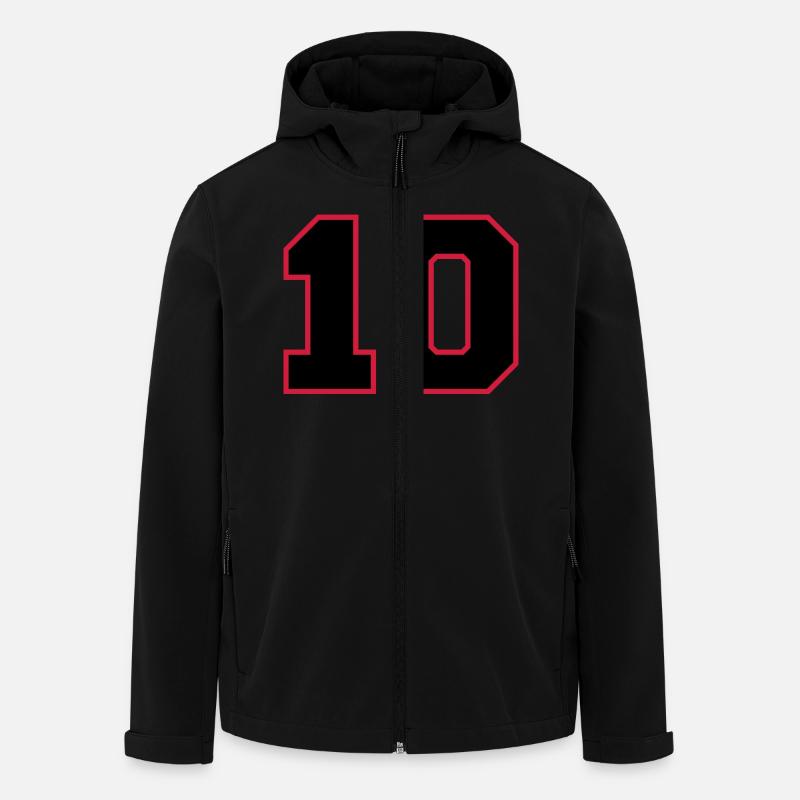 2cnumber10 - Veste softshell homme en polyester recyclé Stanley/Stella - noir