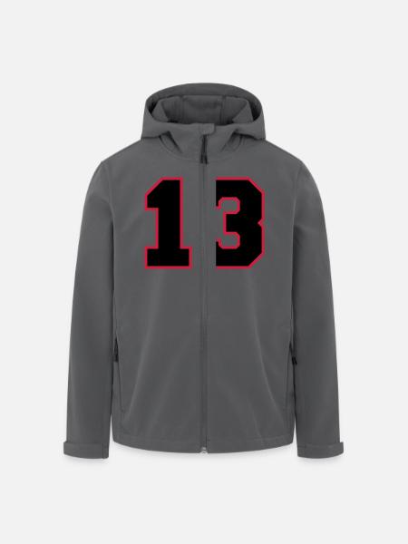 number13 - Recycelte Männer Softshell-Jacke von Stanley/Stella - Schwarz