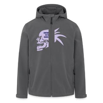 denkend - Recycelte Männer Softshell-Jacke von Stanley/Stella - Schwarz - Vorne - AI Model Male 185 light (185cm)