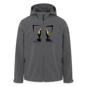 pingouin - Veste softshell homme en polyester recyclé Stanley/Stella - noir - Devant - AI Model Male 185 light (185cm)