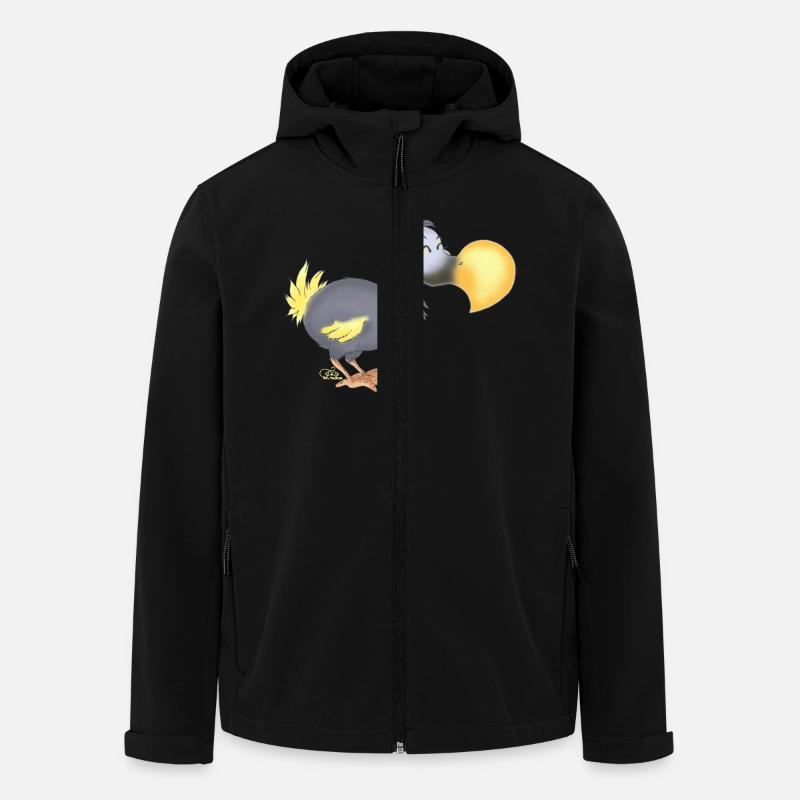 Dropsiger Dodo - Men’s Recycled Softshell Jacket by Stanley/Stella - black