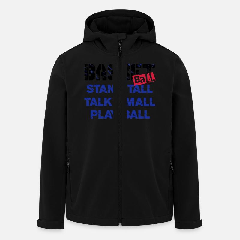 Basketball 05 - Recycelte Männer Softshell-Jacke von Stanley/Stella - Schwarz