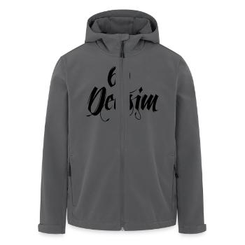 dersim - Recycelte Männer Softshell-Jacke von Stanley/Stella - Schwarz - Vorne - AI Model Male 185 light (185cm)