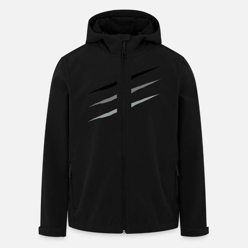 scratch - Men’s Recycled Softshell Jacket by Stanley/Stella - black