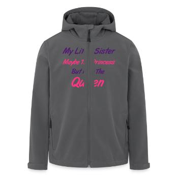 Queen - Veste softshell homme en polyester recyclé Stanley/Stella - noir - Devant - AI Model Male 185 light (185cm)