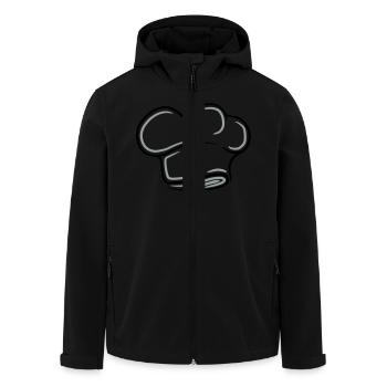 Conception de tatouage pour le chapeau du Chef exé - Veste softshell homme en polyester recyclé Stanley/Stella - noir - Devant - AI Model Male 185 light (185cm)